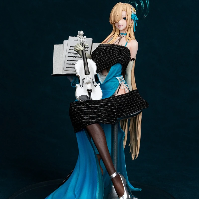 

Tomorrow is a dress figure GK animation beautiful girl model two-dimensional violin sitting ornament periphery