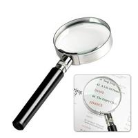 Mini 10X Handheld Magnifying Glass 50mm Jewelry Reading Magnifying Glass Loupe For Reading Jewelry Senior