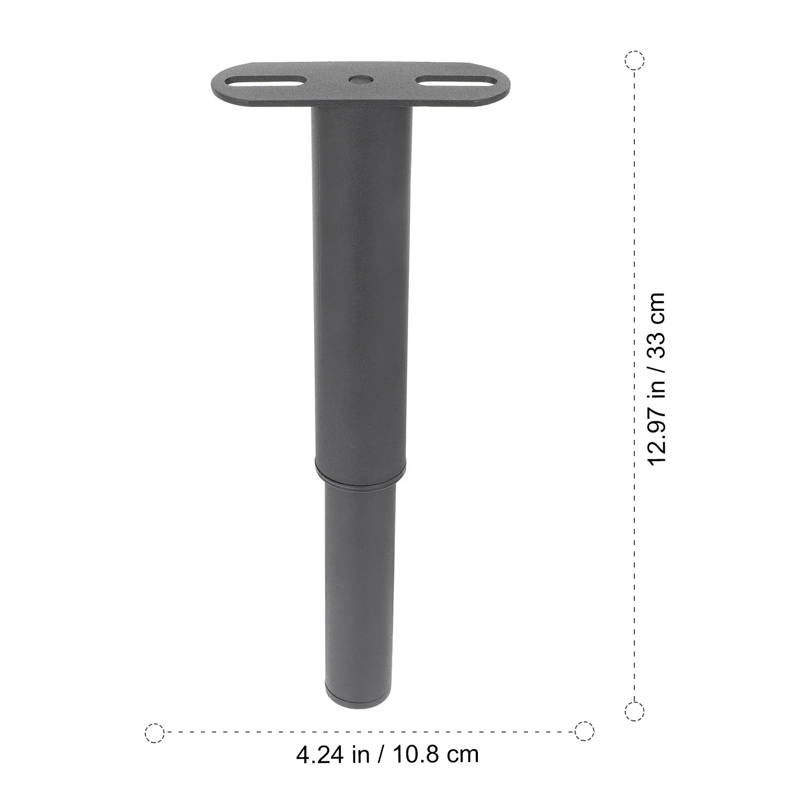 Iron Adjustable Bed Leg Furniture Support Leg Heavy Duty Multi-Purpose T-Shaped Feet for Sofa Table Bed Cabinet Tea Table