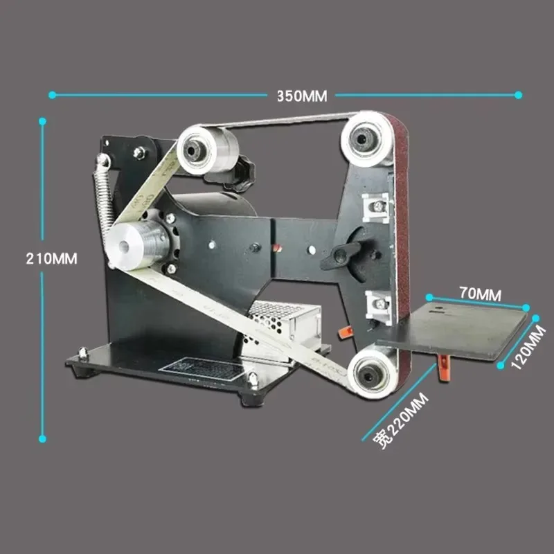 Belt Sander Desktop Knife Sharpener Belt Grinder 730x50MM 730x30MM DIY Sanding Polishing Grinding Machine Cutter Edges Sharpener