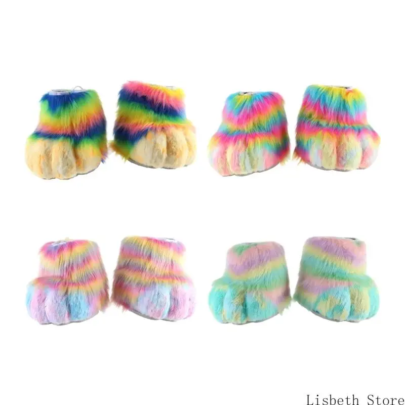 

124A Wolf Dog Foxes Fursuit Feet Paws Claw Shoes Furry Animal Cosplay Costume