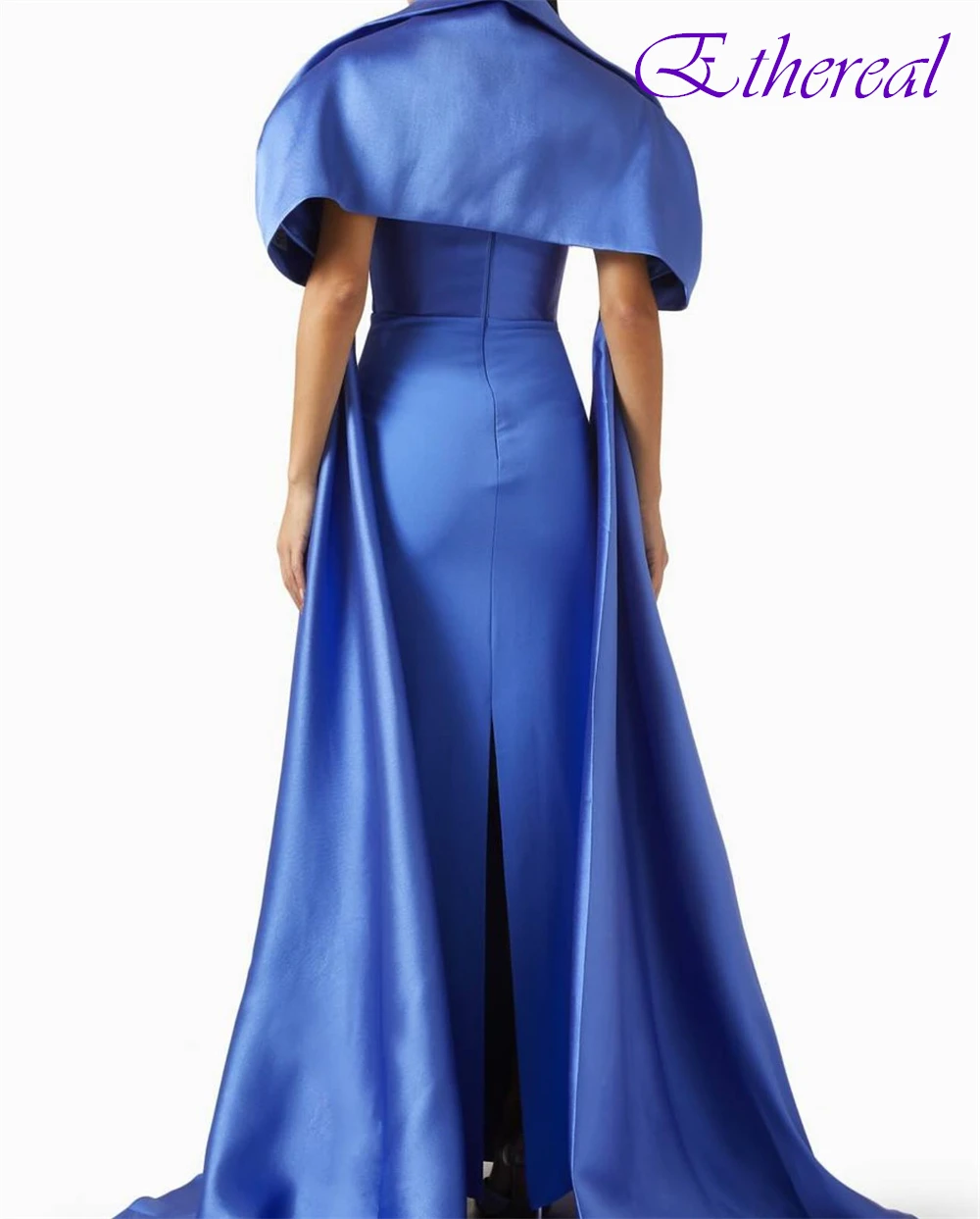 

Customized Simple Strapless Evening Dress High Quality Jersey Prom Dresses Delicate Mermaid Special Occasion Gowns
