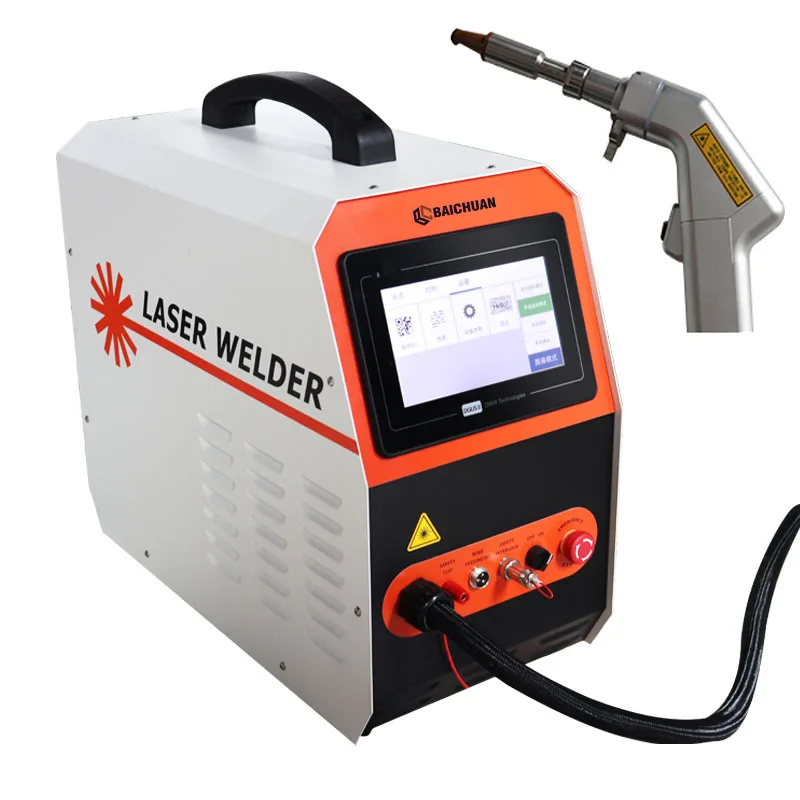 

2024 New 3-in-1 Handheld 1500W 1800W Laser Welder Machine With Air Cooling Laser Source Gear Core Component Metal Welding