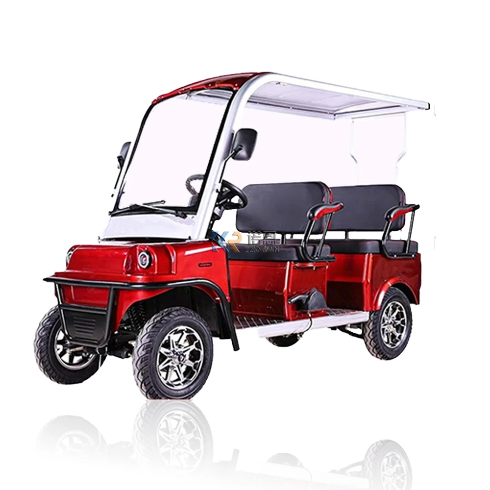 Electric Golf Car Trolley Cart  Mobile Cruiser Electric Scooter Sightseeing Car Scenic Spot  4 /6 Seats