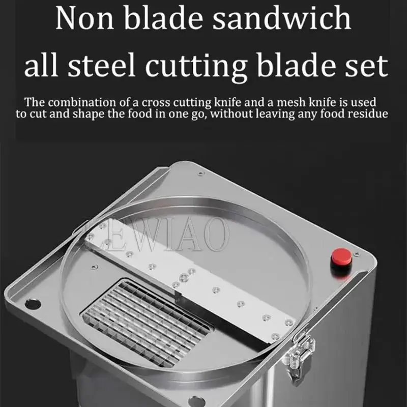 Electric Commercial Industry Potato Chip Wash Peeler Cutter Cut Slice Slicer French Fries Cutting Shredding Peeling Machine