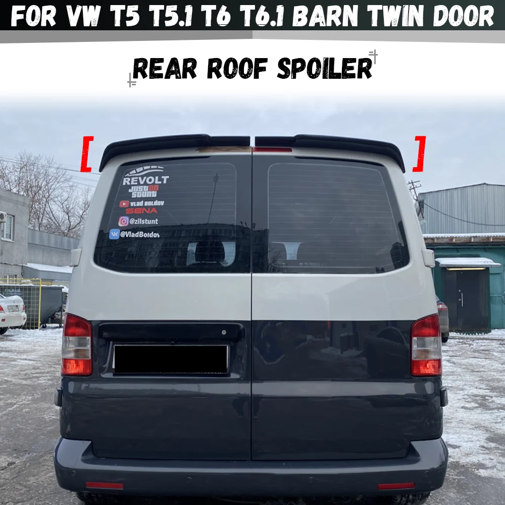 

2x Задний спойлер на крышу для Volkswagen VW T5 T5.1 T6 T6.1, спойлер-сплиттер на задний багажник, аксессуары для тюнинга