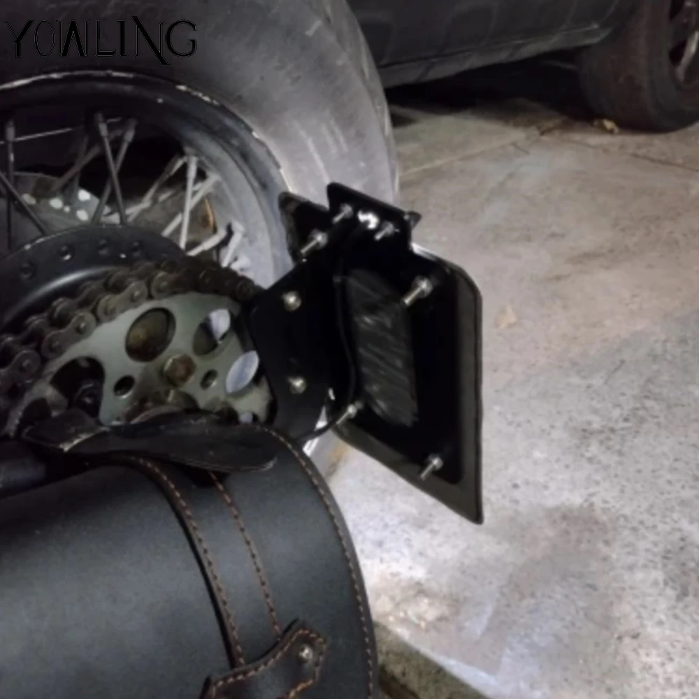 Side Fender Eliminator Mount License Plate Holder Side License Plate Holder For Bonneville T100 T120 Thruxton Speed Twin 1200