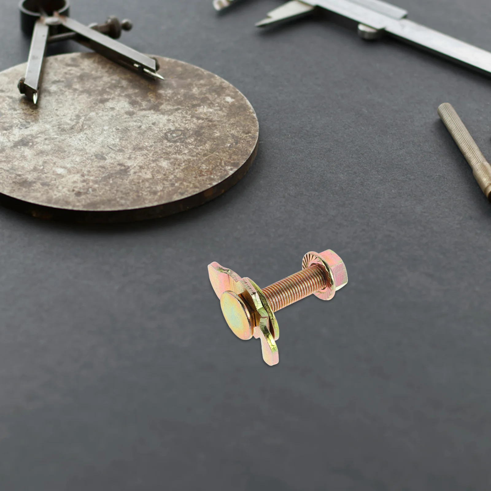 

Heavy Duty Double Lug Threaded Stud Fitting for Rv Trailer Tie Down Storage Track System Secure Cargo Fastening Buckle