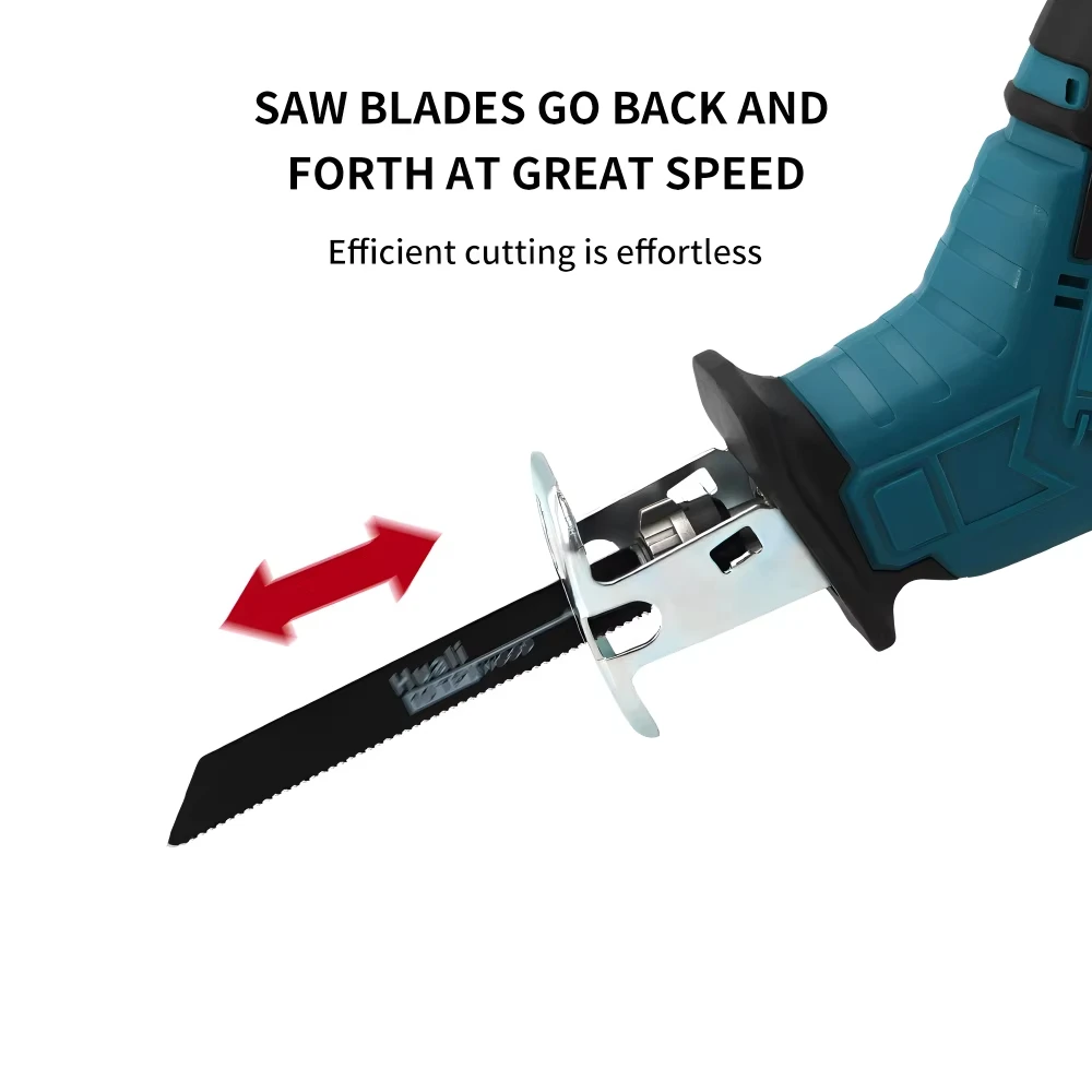 Makita 18V Original Cordless Electric Reciprocating Saw Brushless Rechargeable Wood Metal Cutting Saw Portable Saw Power Tool