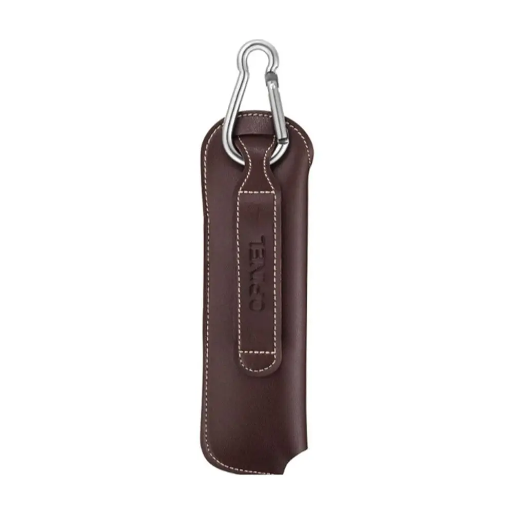 Flashlight Belt Loop Case Holder Leather Knife Sheath Protective Cover Pocket Hunt Camp Outdoor Carry Equipment