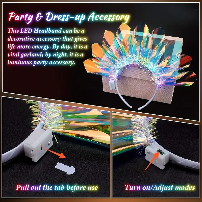 1 تاج زهري مضيء بتقنية LED مع  - مراجعة Home Security Laser وسعره