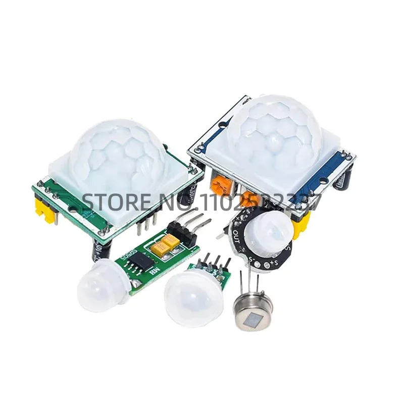 HC-SR501 HC-SR505 AM312 RD624 Adjust IR Pyroelectric Infrared Mini PIR Module Motion Sensor Detector Module Bracket for Arduino