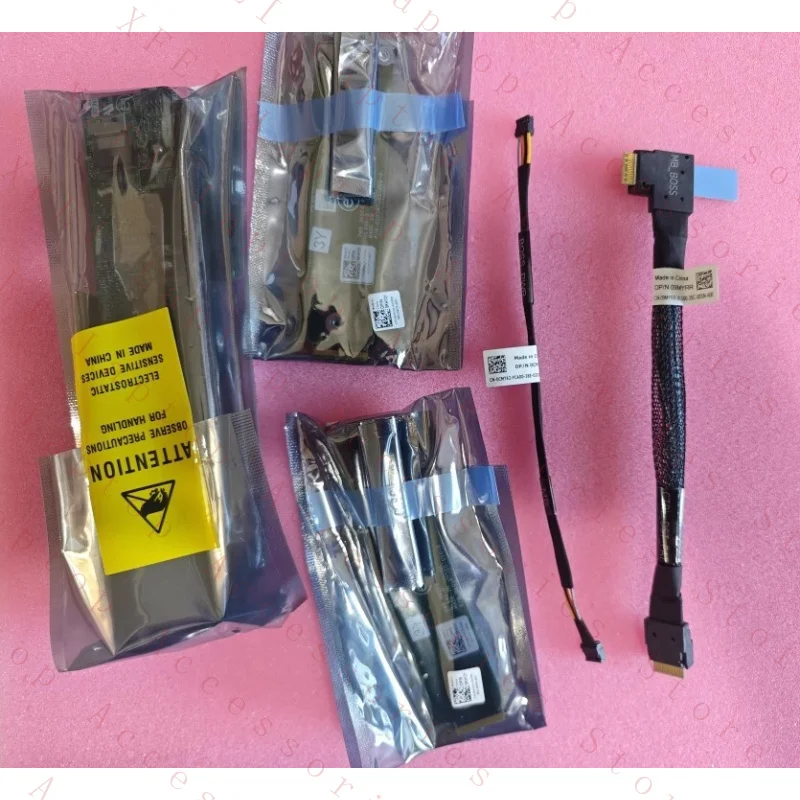 

C New For Dell PowerEdge R660 R6625 BOSS N1 PCIE 2X M.2 Slots Card w/Cable WW56V