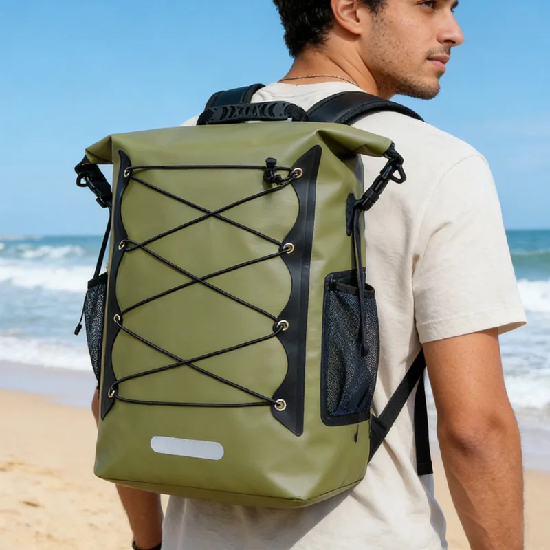 

Waterproof Dry Bag Kayak Backpack Drawstring Drift Swimming River Trekking Shoulder Beach Diving Rafting Canoeing Camping Bag