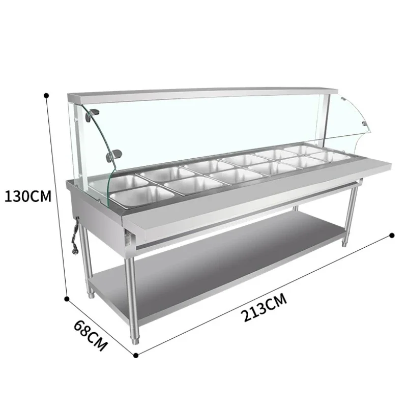 

Коммерческий подогреватель еды, электронный буфет