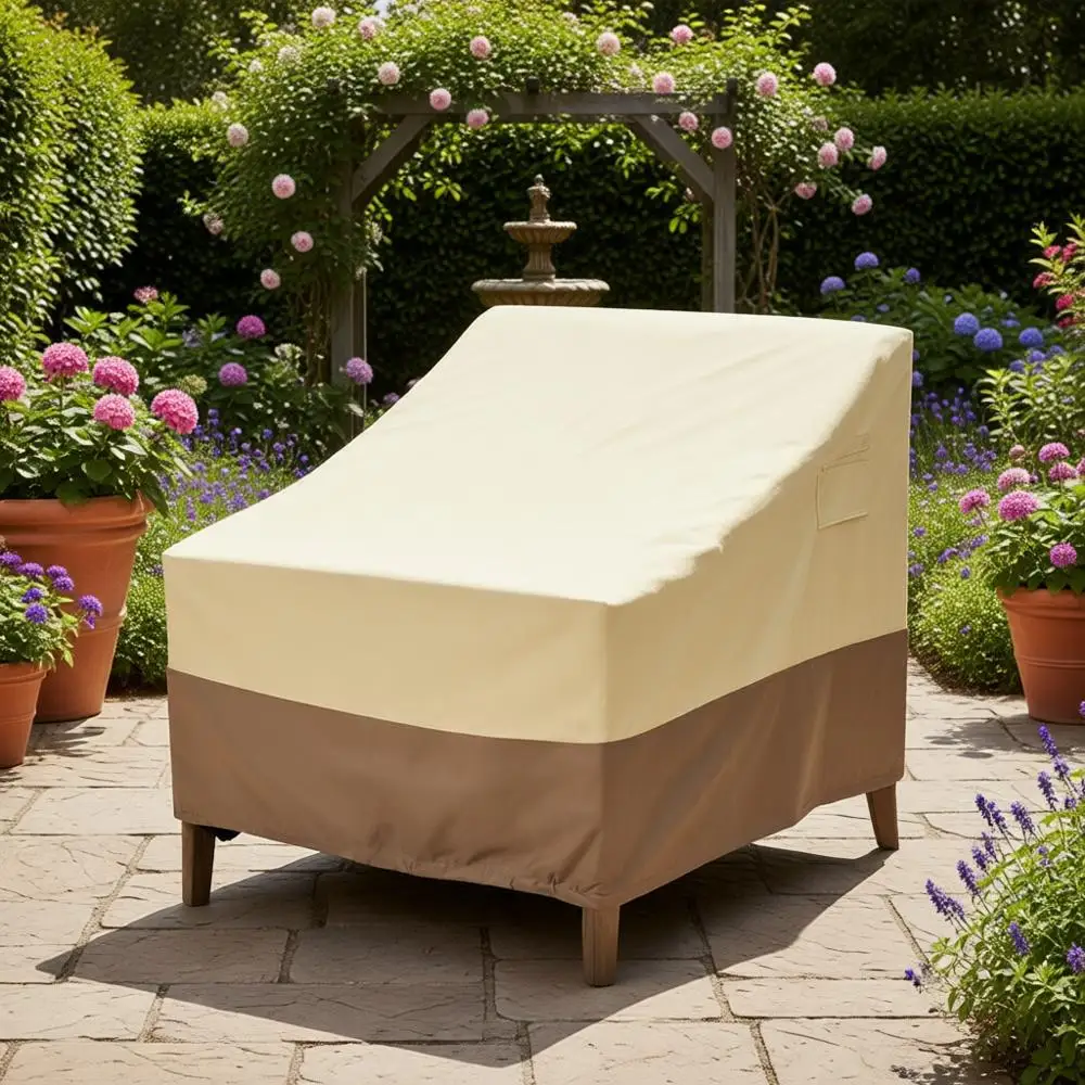 

Прочный водонепроницаемый чехол для уличной мебели (шезлонгов и кресел), большой защитный чехол для мебели