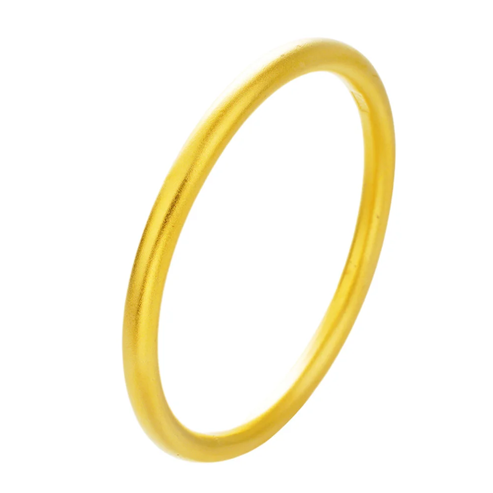 

Ancient Style Sandblasting Brass Plated Bracelet 60mm Diameter Lightweight Comfortable Women's Wristband Women Bracelet