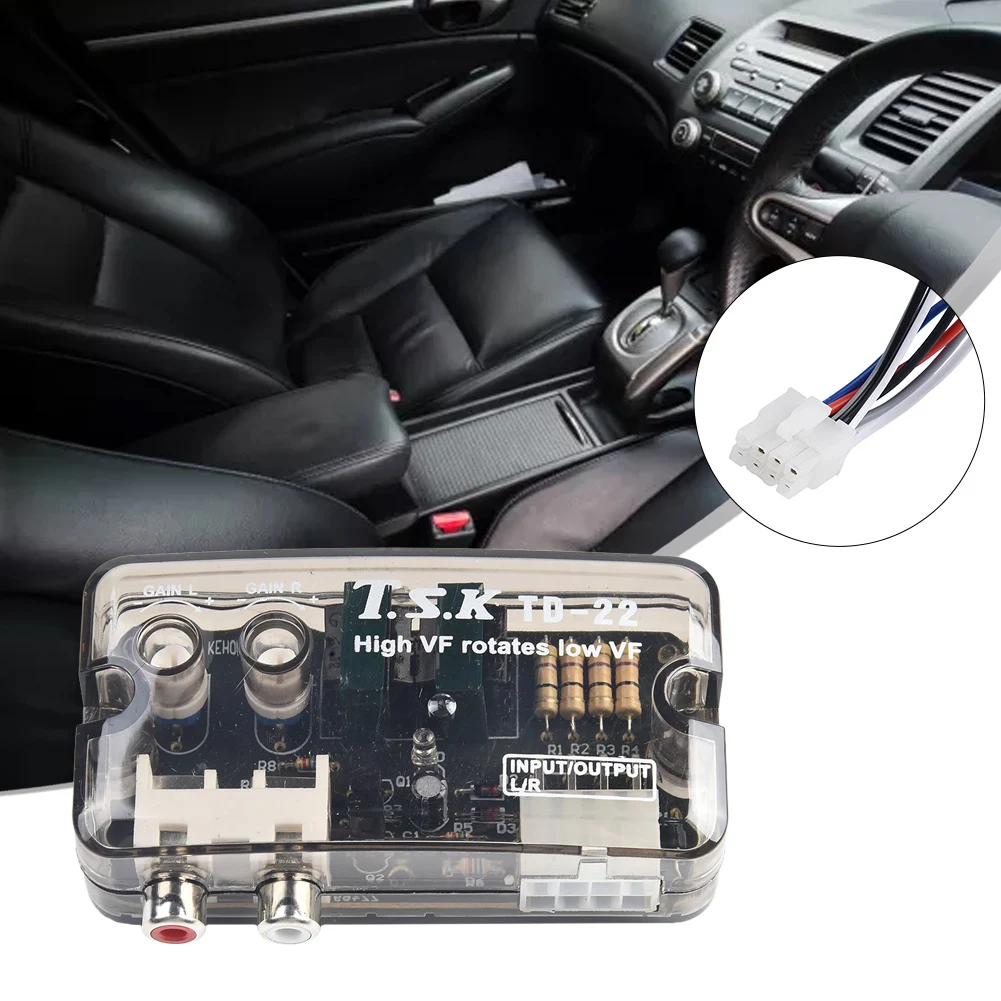 Adapter Car Converter 12V Adjustable Auto Car Converter Adapter New Arrival Ready Srock Speaker Level Converter