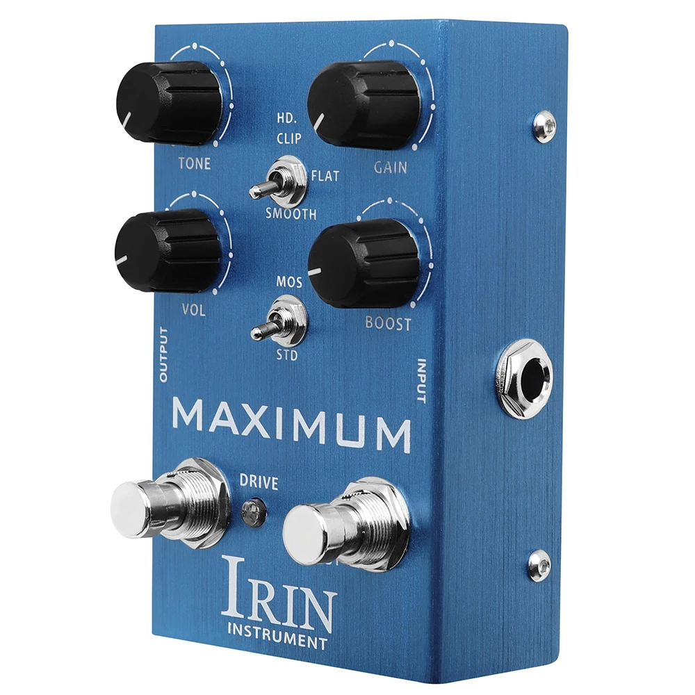 IRIN Gitarreneffektpedal Overdrive Distortion Lautsprecher Analog Classic British Rock Effect E-Bass Gitarrenpedal True Bypass 9