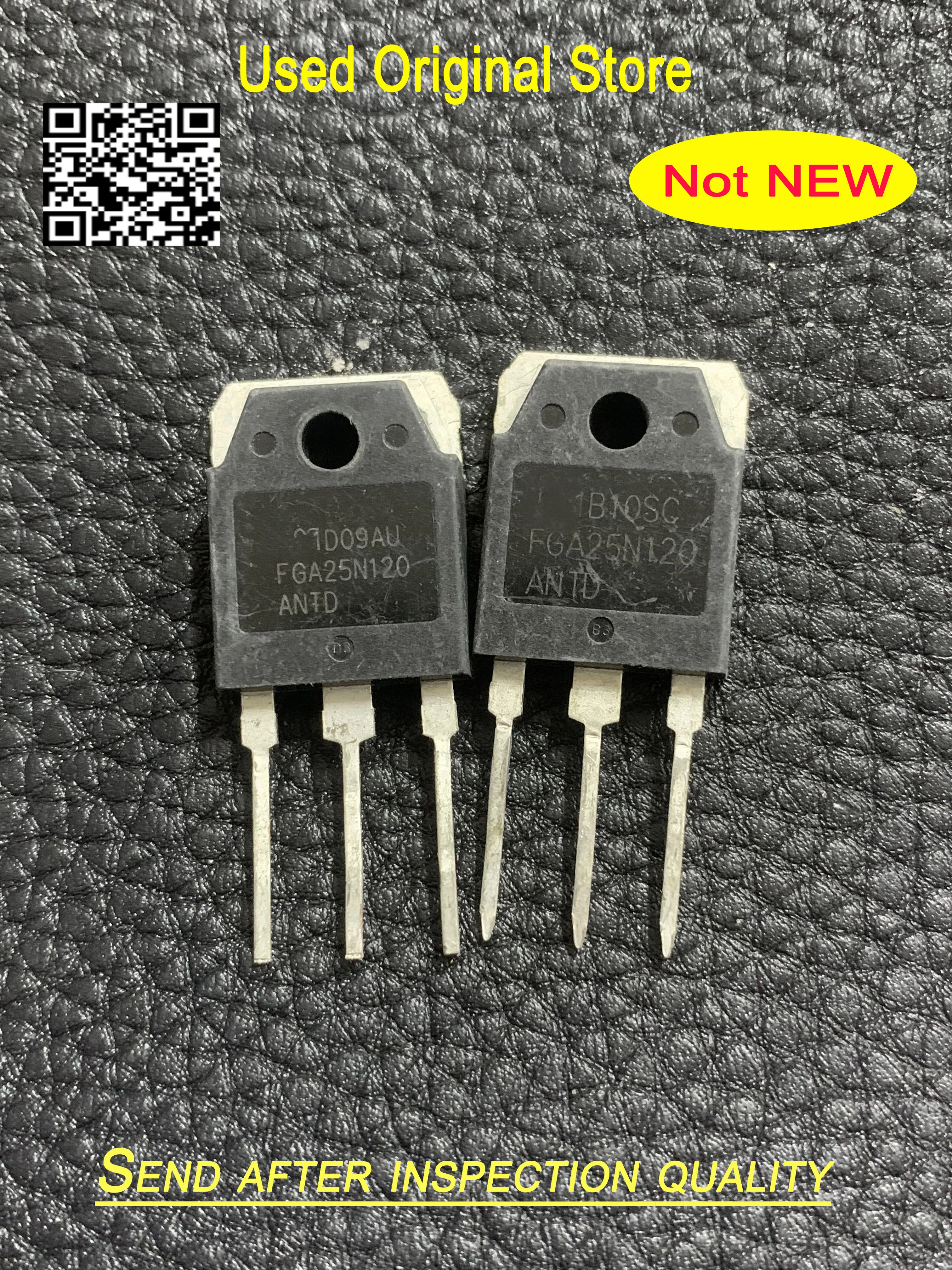 5pcs/lot FGA25N120ANTD TGAN25N120ND FGA25N120AND FGA25N120 TO247 20A 1200V IGBT TLarge chip high power Transistor