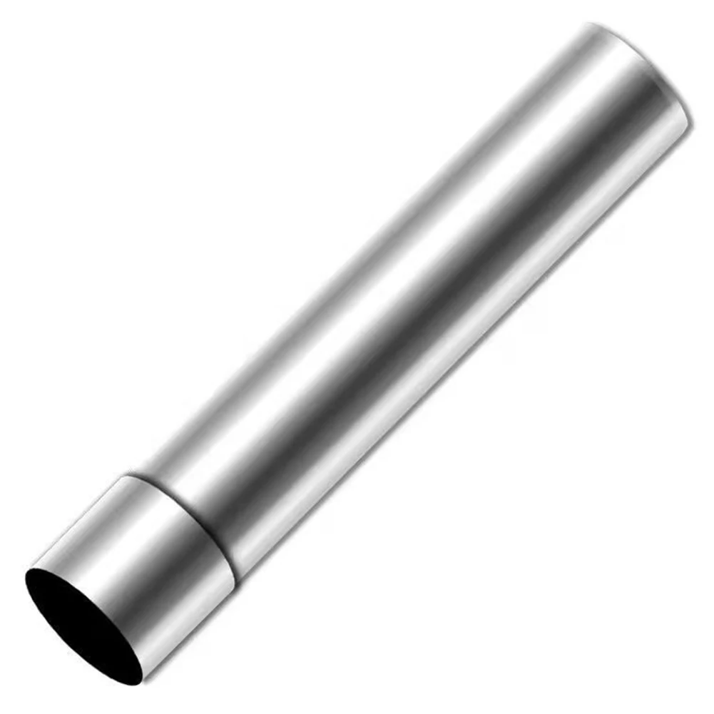 Stainless Steel Chimney Flue Liner Stove Pipe 87-100mm Diameter For Heating Appliances, 0.2-0.5m Length Silver