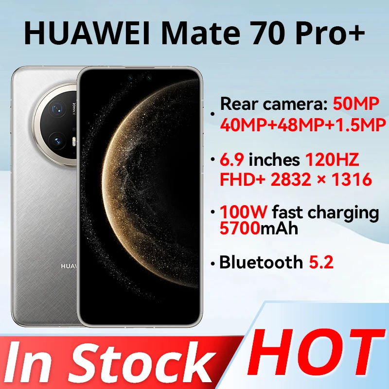 New Huawei Mate 70 Pro+ Pro Plus Mobile Phone 50MP Rear Cameras 6.9