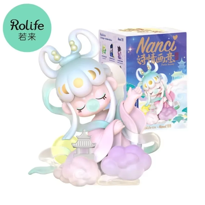 Robotime Rolife Nanci Poetic Beauty Blind Box Action Figures Doll Toys Surprise Box Lady Toys
