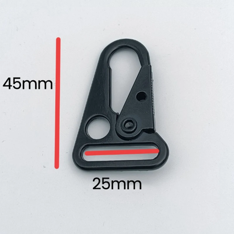 Eagle Beak Buckle Outdoor Webbing Hook Buckle Enlarged Mouth Clip Luggage Hardware Accessories Black Key Chain Knife Buckle