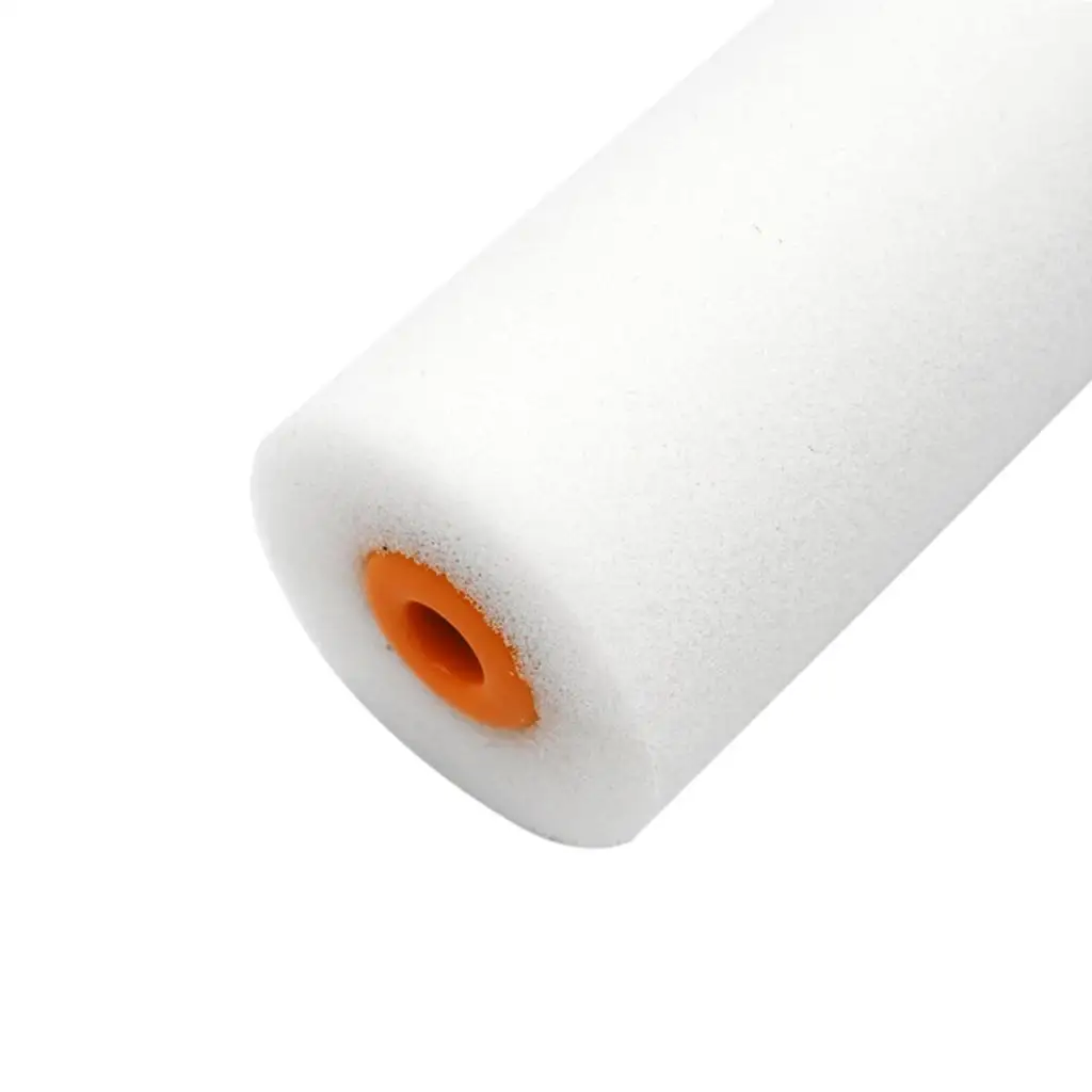 

White Foam Sponge Paint Roller Kit Durable Mini Wall Paint Sleeves Painting Brushes for Color Decorating DIY Projects