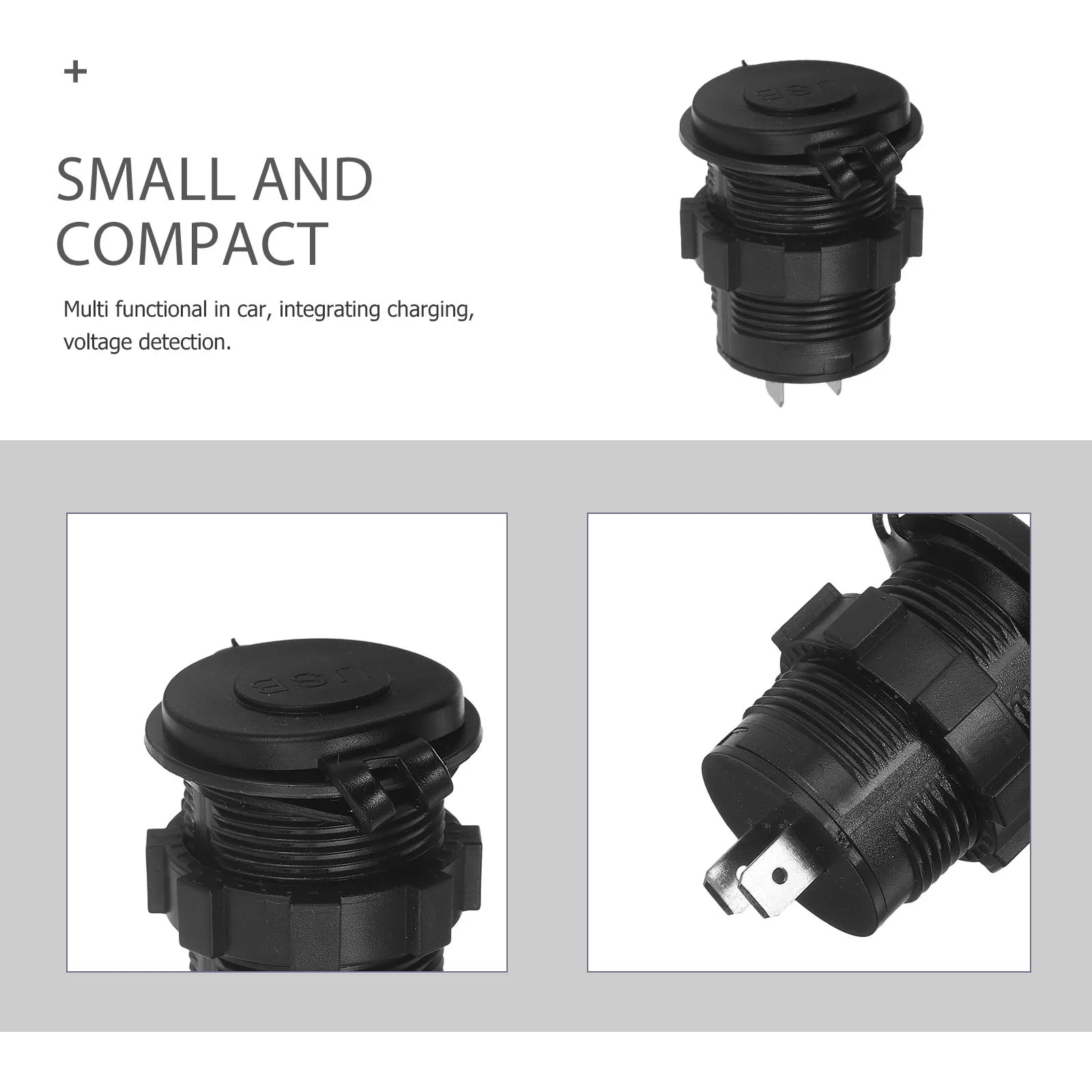 

Motorcycle Phone Dual USB Ports Tablet Phone Charging Sturdy Materials Long Lasting Motorcycle