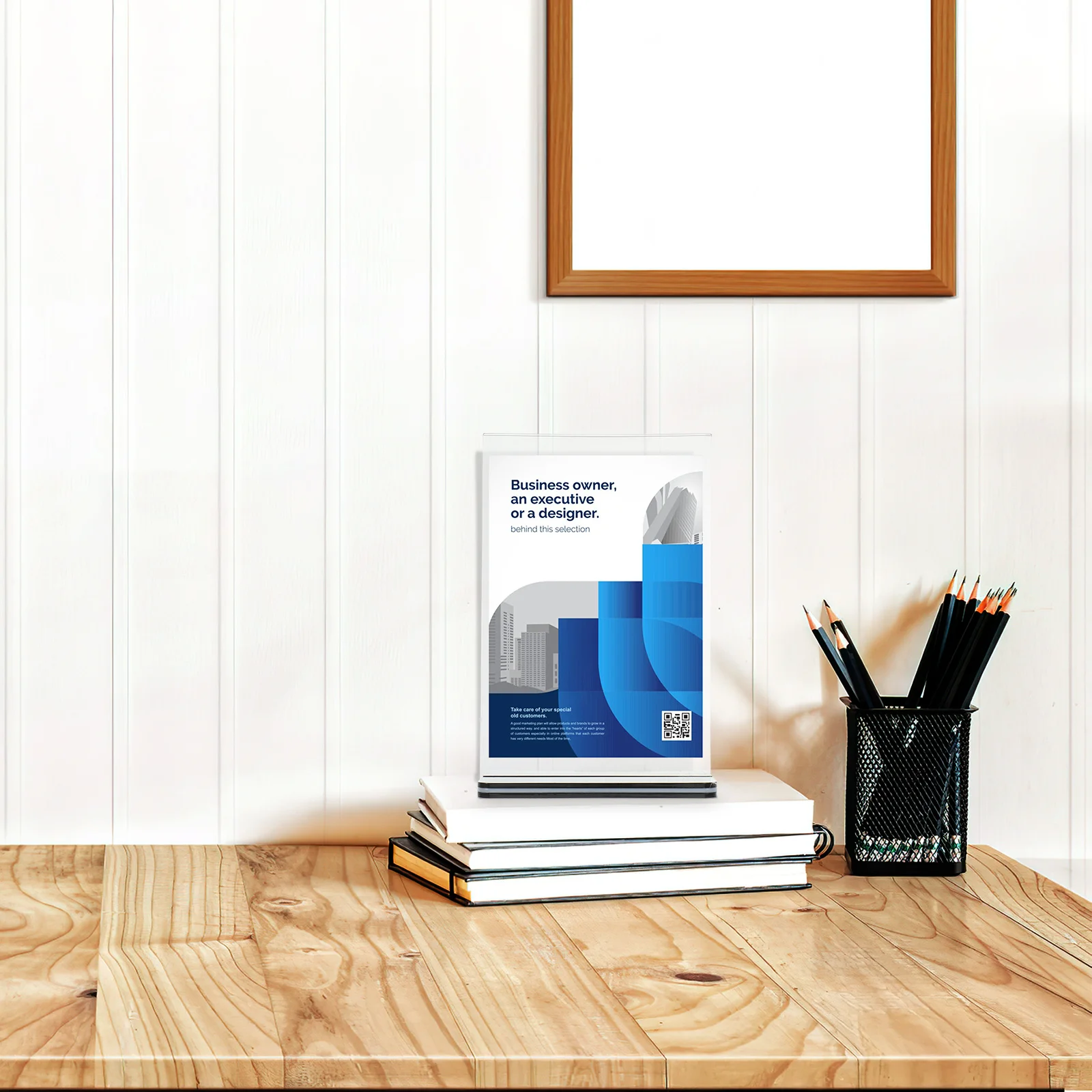 3Pcs Acrylic Sign Holder T-Shaped Menu Price Display Stand Transparent Base Dual-Sided Table Menu Label Holder