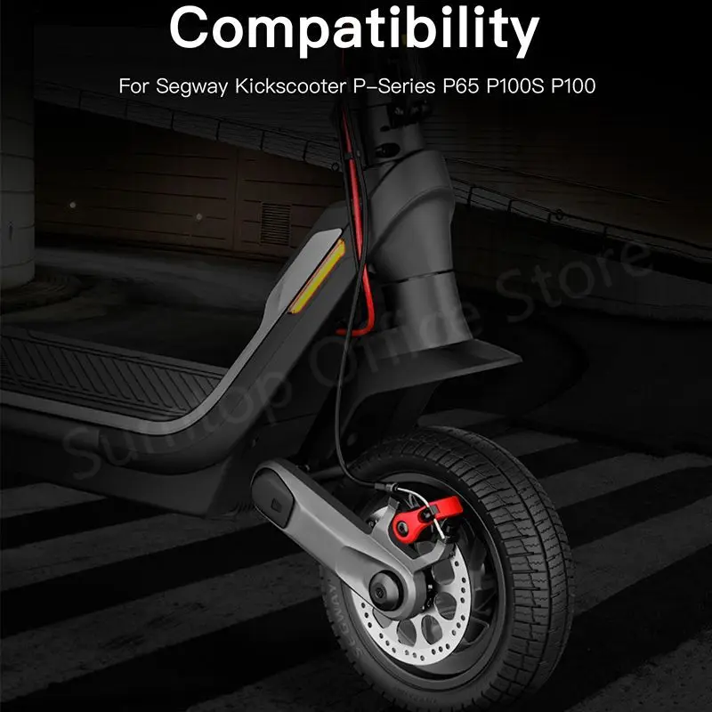 Original Ninebot By Segway P-series Electric Scooter 10.5x2.75 Tubeless Tire P100SU P100SE P65 P65E Front and Rear Vacuum Tyre