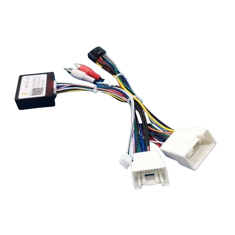16Pin Car Wiring Harness Adapter Canbus Box Decoder for Mitsubishi Pajero V97 V73 V60 Outlander Android Power Cable