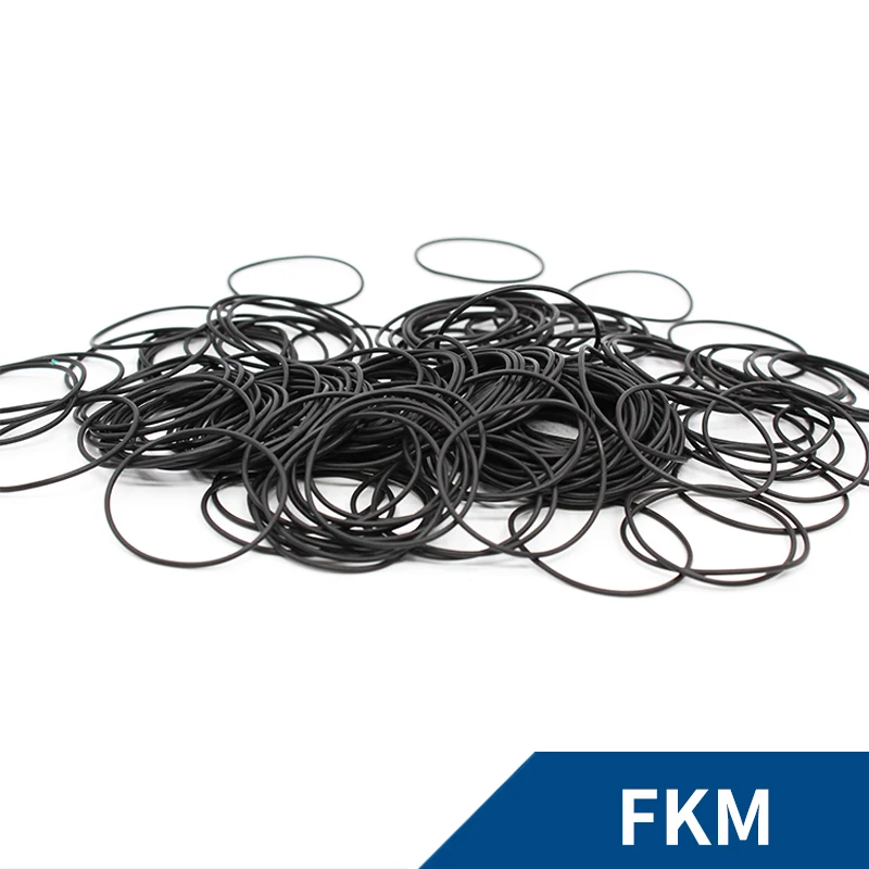 CS1.2mm Black FKM Fluorine Rubber O-rings Seals Gasket Washer temperature resistant wear-resistant corrosion-resistant ring