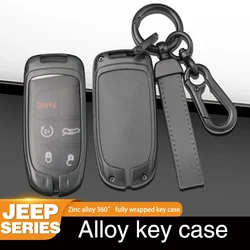 Car Key Cover Case Fob For Jeep Renegade Compass Grand Cherokee for Chrysler 300C Wrangler Dodge Car Accessaries Keychain