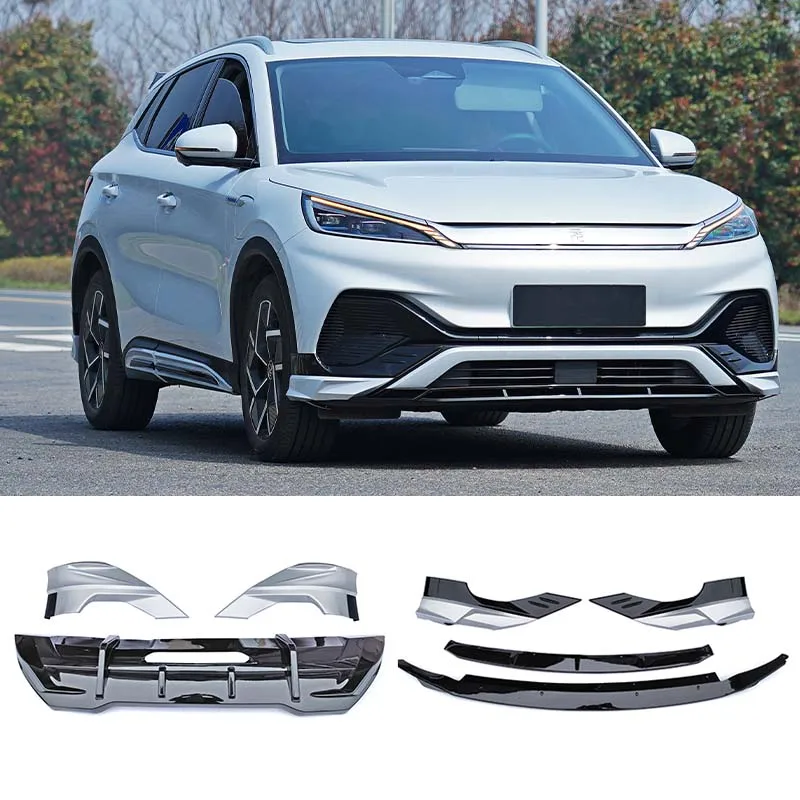 

For High Quality ABS Car Body Kit Front Bumper Lip For BYD Yuan Plus Atto 3 Wholesale Car Accessories Upgrade