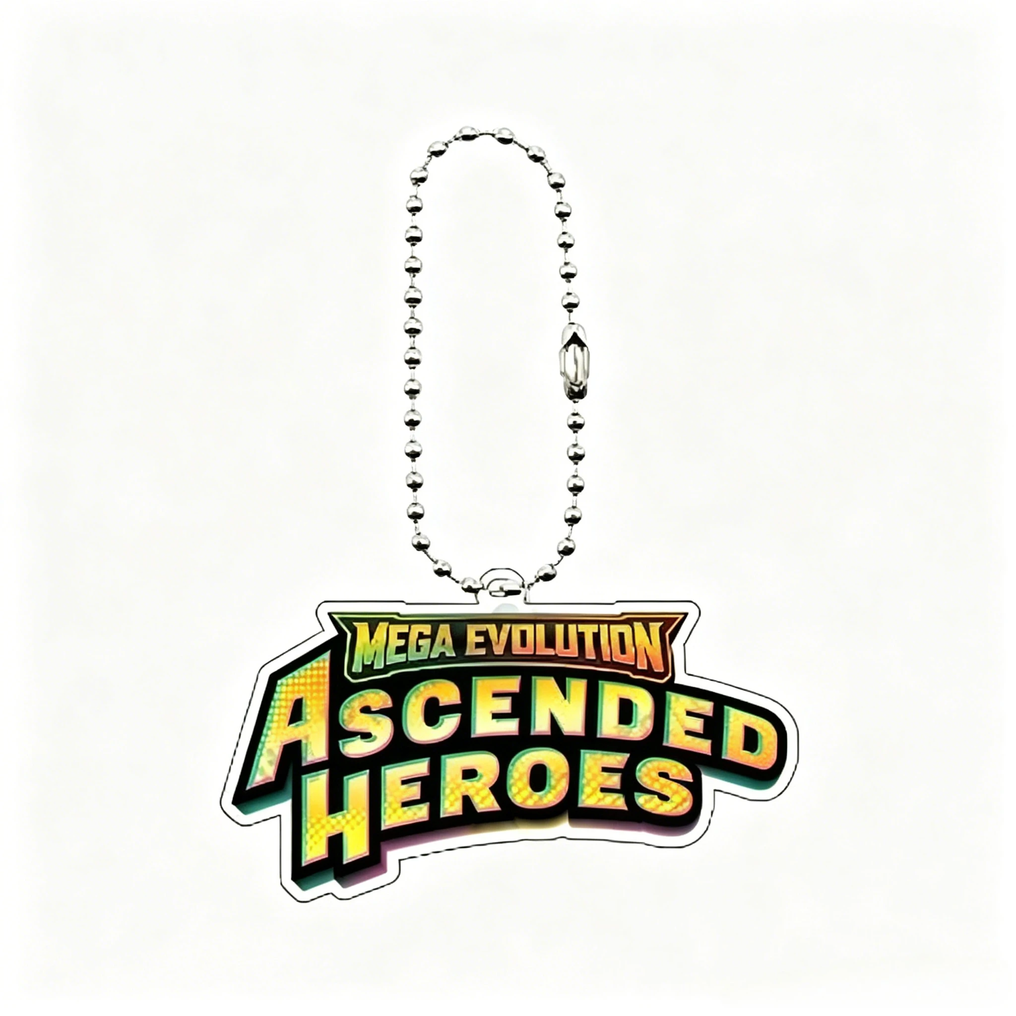 Anime Ptcg Pocket Monster Mega Evolution Series Ascended Heroes Acrylic Keychain Accessories Game Collection Card Keyring Charm - view 2