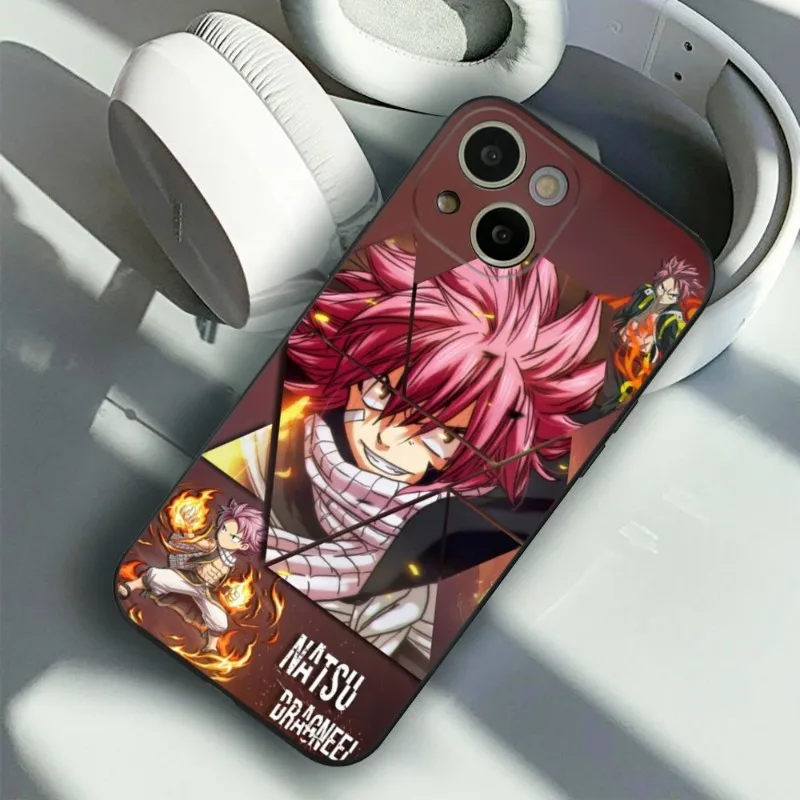 Japanese Anime Fairy Tail Phone Case FOR IPhone 14 13 11 12 Pro 8 7 Plus X 13 Pro MAX XR XS MINI SE 2020 Black Covers