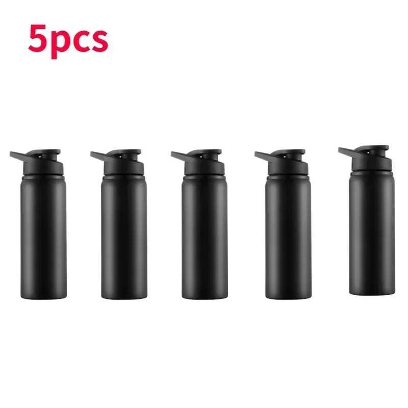 1-15PCS Tragbare Edelstahl Fahrrad Wasser Flasche Gerade Trinken Im Freien Sport Reise Wasserkocher Metall Wasser Flasche