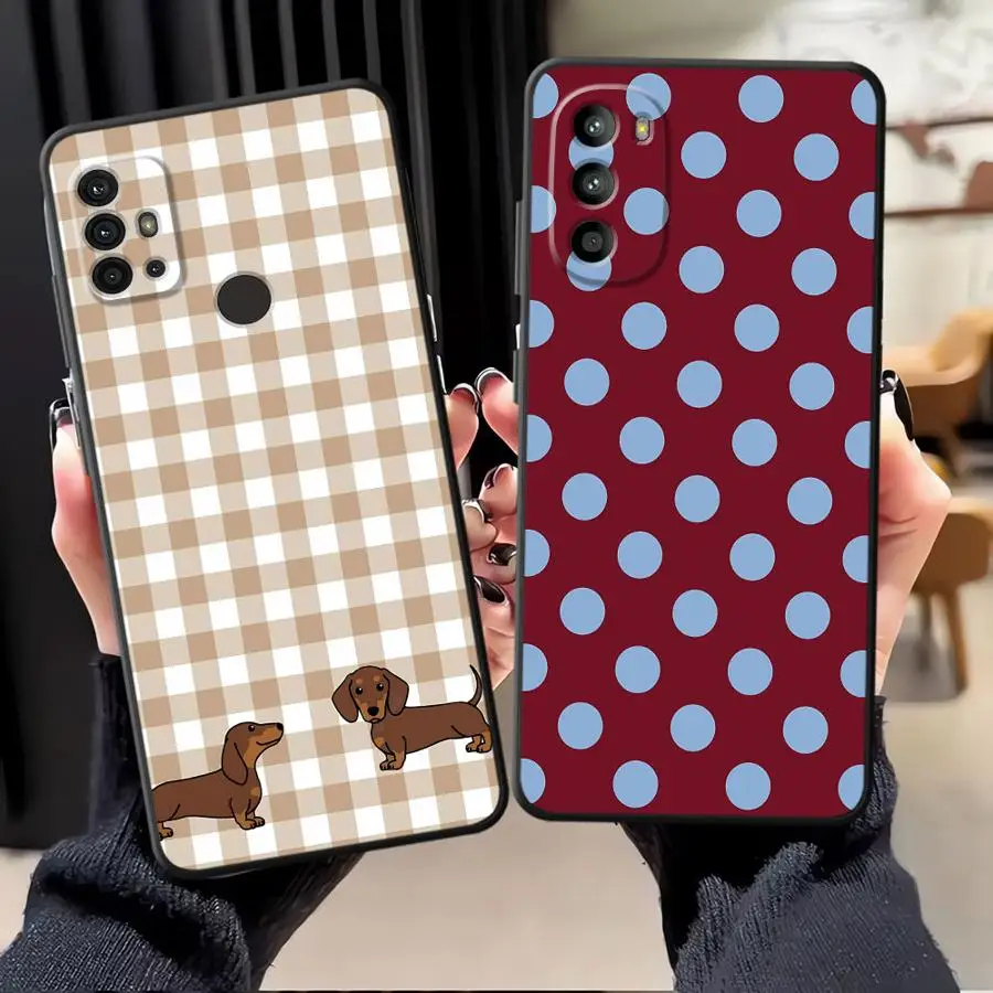 Case for Motorola Moto G32 Edge 20 Pro 30 Lite G52 G71 G50 G60s G53 G30 G22 Edge40 G51 G73 Phone Cover Luxury Ins Polka Dots view 2