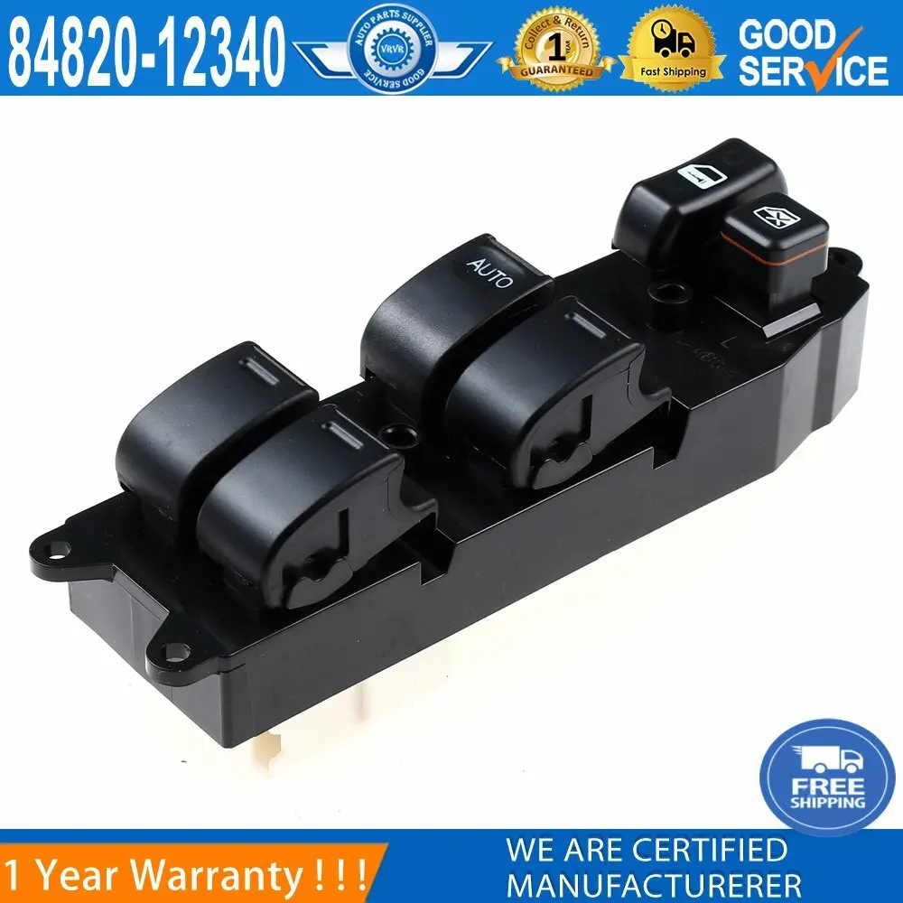 

Главный переключатель управления стеклоподъемником подходит для 1998–2000 годов Toyota Land Cruiser 4.7L V8-