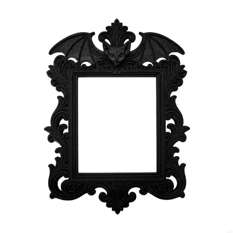 

Multipurpose Vintage Bat Frame Halloween Gothic Decor Photo Display Retro