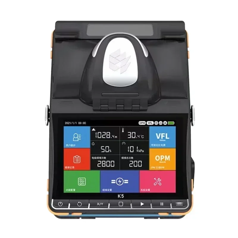 

Support OEM FTTH Optical fiber electric welding machine 5.5 Touch screen operation OPM VFL all-in-one Fiber Optic Fusion Splicer