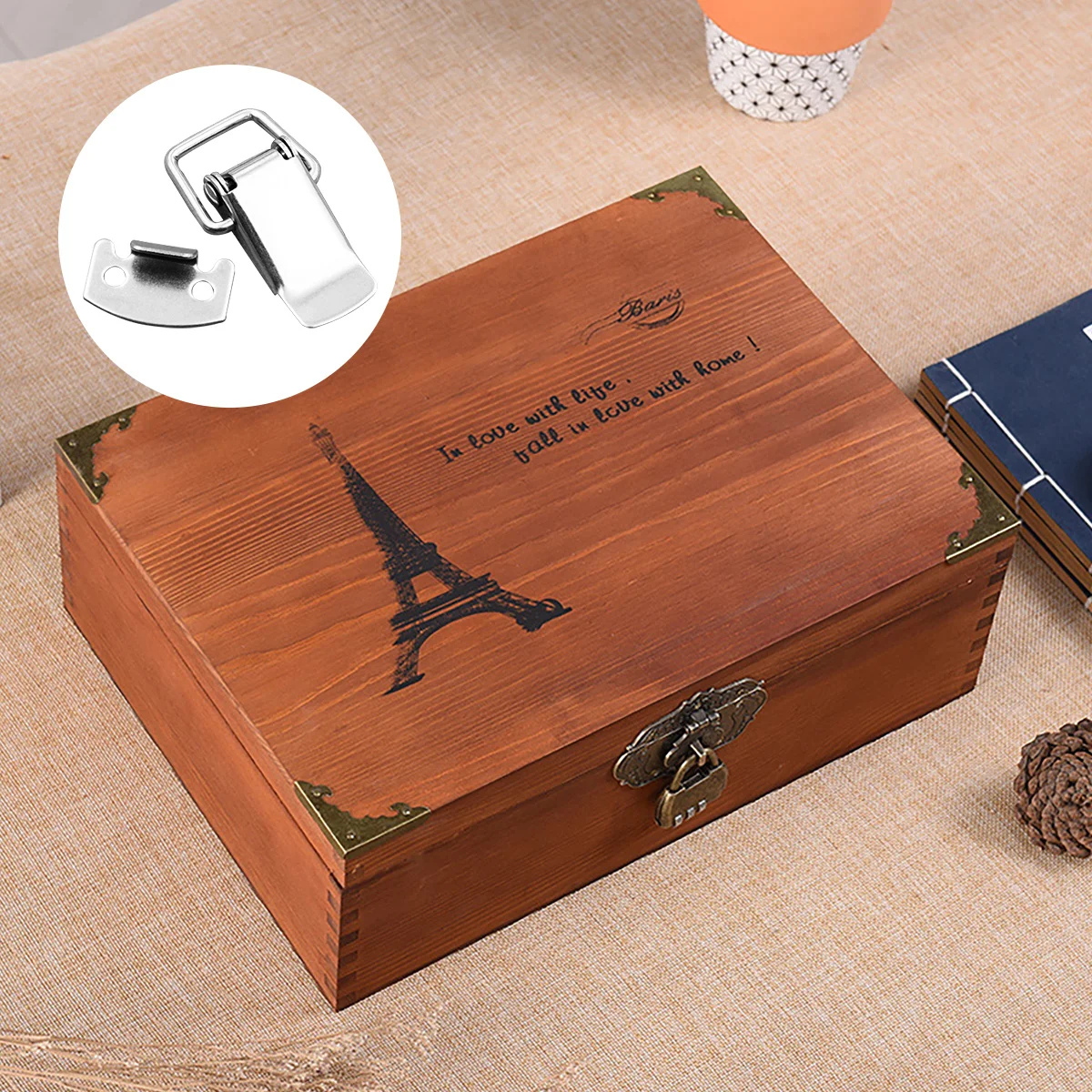 10pcs Stainless Steel Cabinet Box Locks Spring Loaded Toggle Hasps Latches for Sliding Doors Easy Install Home Office