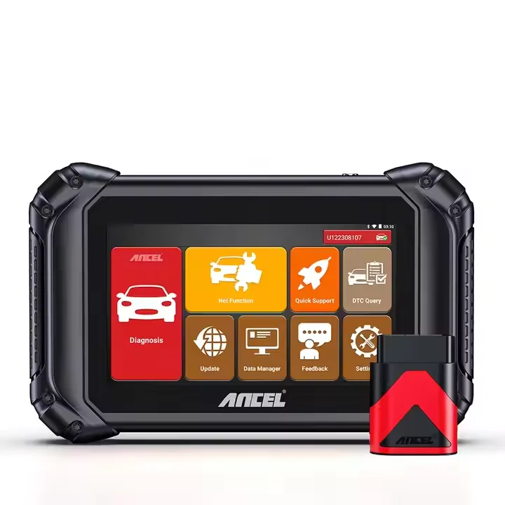 2024 ancel v5 bt obd2 ferramenta de verificação bidirecional automotiva sistemas completos teste ativo 15 + redefinições obd2 scanner ferramenta de diagnóstico do carro