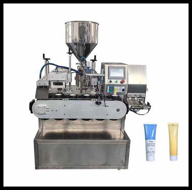 Fully Automatic Ultrasonic Cream Tube Filling And Sealing Machine With Tube Feeding
