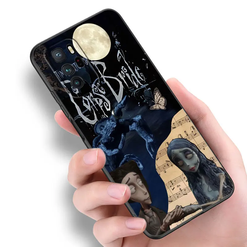 The Corpse Bride Black Silicone Phone Case For Xiaomi Redmi Note 10 11 11S 12 13 Pro 4G Plus 10S 12S 11T 5G image 2