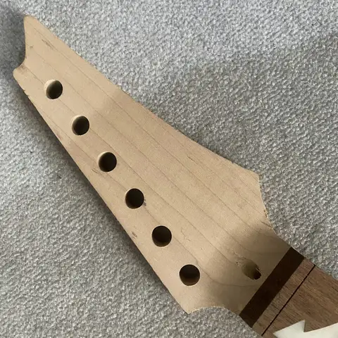MN058 Ibanez Without LOGO MINI Size Electric Guitar Neck 24 Frets Right Hand  DIY Guitar Parts  Unfinished
