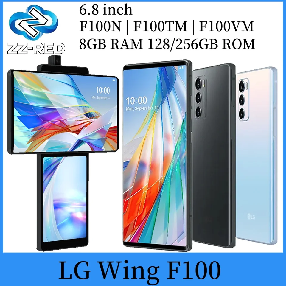 LG Wing 6.8 Rotating Dual Screen 5G Phone