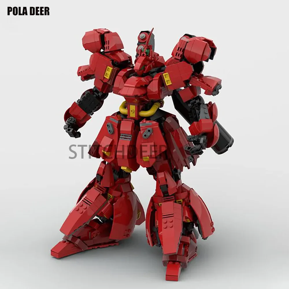 

Poladeer 1542 Pcs Classic Sci-fi Mecha Warrior Robot Creative Assembly Model Ornaments Building Blocks Toy Birthday Holiday Gift